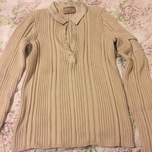 Liz Claiborne cream sweater